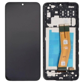 Οθόνη Samsung Galaxy A14 (μαύρη) (με πλαίσιο) (Premium)