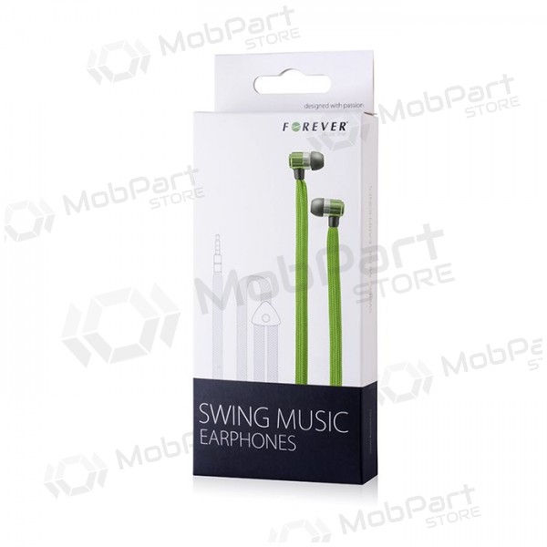 Ακουστικά Forever Swing Music 3,5mm (πράσινα)
