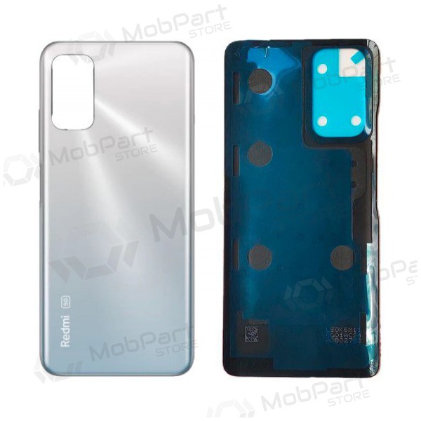 Xiaomi Redmi Note 10 5G πίσω κάλυμμα μπαταρίας (ασήμι)