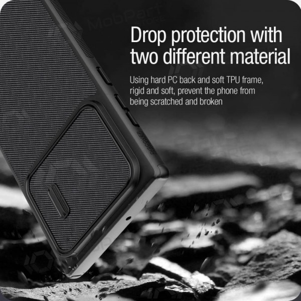 Xiaomi Redmi Note 12 5G / Poco X5 θήκη „Nillkin Textured Case“ (μαύρος)