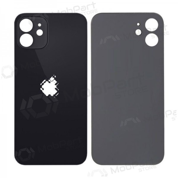Πίσω κάλυμμα Apple iPhone 12 (μαύρο)