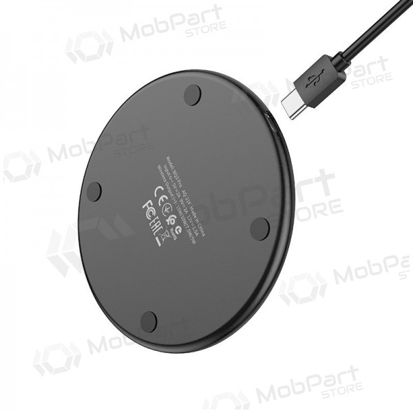 Ασύρματος φορτιστής Borofone BQ3 Pro 15 W μαύρος