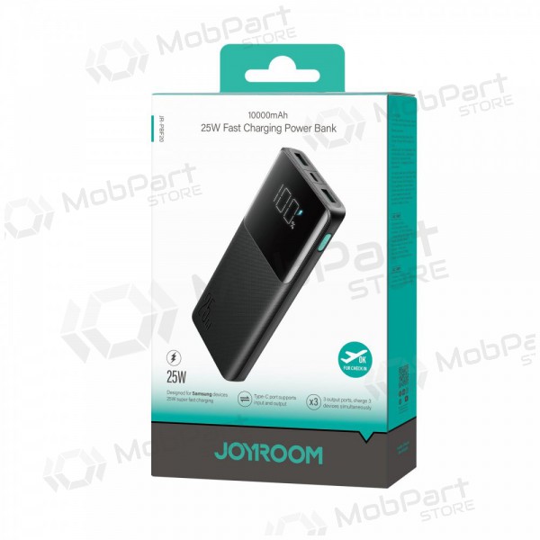Εξωτερική μπαταρία Power Bank Joyroom JR-PBF20 22.5W 10000mAh μαύρος