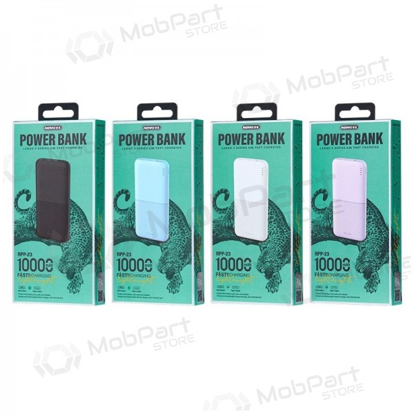 Εξωτερική μπαταρία Power Bank Remax RPP-23 12W 10000mAh μαύρος