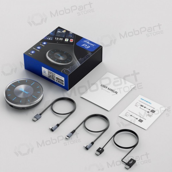 Ασύρματος προσαρμογέας CarPlay / Android Auto Ottocast OttoAiBox P3 PCS46 μαύρος