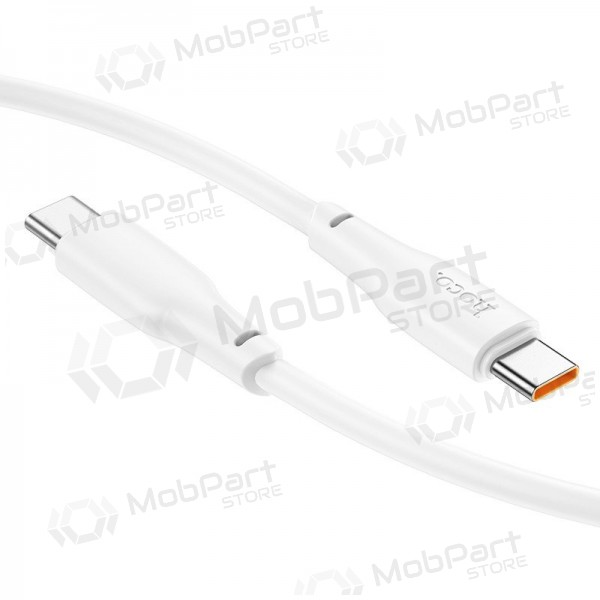 Καλώδιο USB-C Hoco X93 USB-C σε USB-C 1 m 100 W λευκό