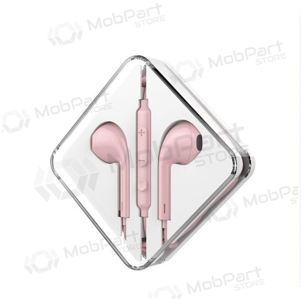 Handsfree ακουστικα HOCO M55 3,5mm (ροζ)