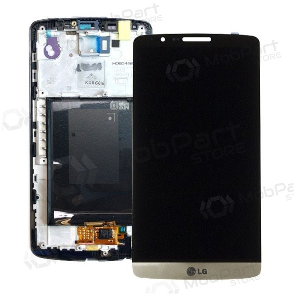 LG D855 Optimus G3 οθόνη (με πλαίσιο) (χρυσαφένιος)
