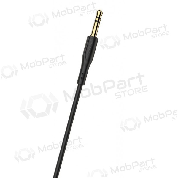 Audio προσαρμογέας 3,5mm į 3,5mm Borofone BL1 (μαύρος)