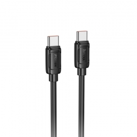 Καλώδιο USB-C Hoco X115 USB-C σε USB-C 1 m 240 W μαύρο