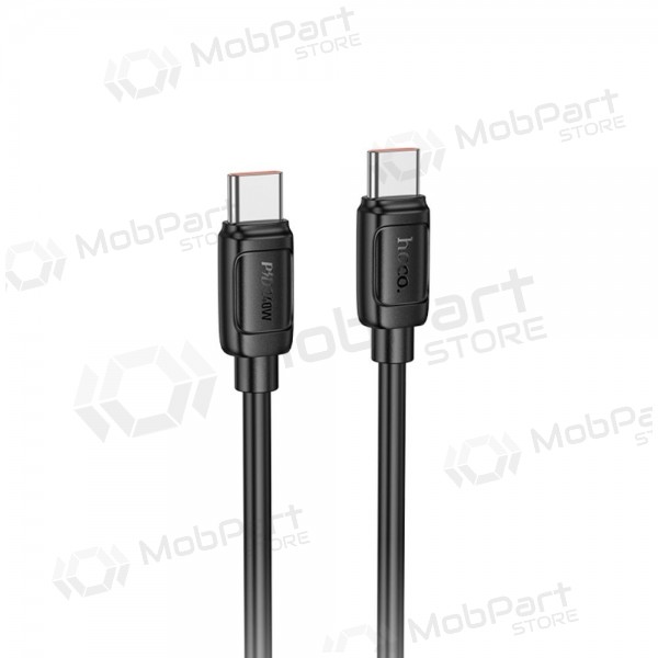 Καλώδιο USB-C Hoco X115 USB-C σε USB-C 1 m 240 W μαύρο