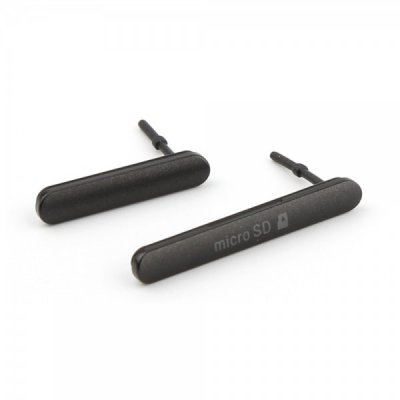 Sony Xperia M4 Aqua E2303 / Xperia M4 Aqua E2306 / Xperia M4 Aqua E2353 microSD και SIM side covers (μαύρος)