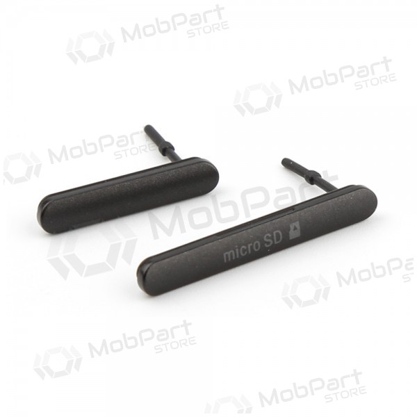 Sony Xperia M4 Aqua E2303 / Xperia M4 Aqua E2306 / Xperia M4 Aqua E2353 microSD και SIM side covers (μαύρος)