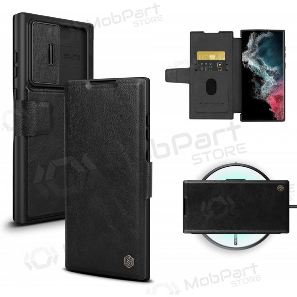 Θήκη Samsung Galaxy S23 FE - Nillkin Leather (μαύρη)