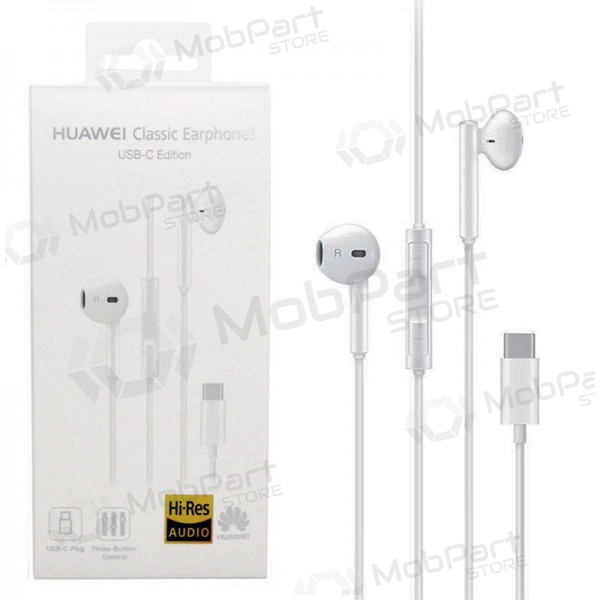 Ausinės Huawei CM33 Type-C (άσπρο)