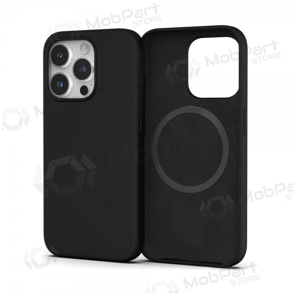 Θήκη Apple iPhone 16 Pro - Mag Silicone Case (σκούρο μοβ)