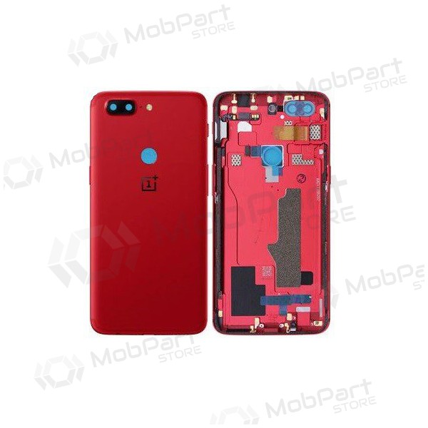 OnePlus 5T πίσω κάλυμμα μπαταρίας το κόκκινο (Lava Red) (μεταχειρισμένος grade B, γνησια)