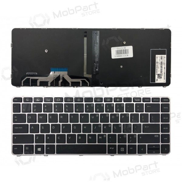 HP: EliteBook Folio 1040 G3, 844423-001 πληκτρολόγιο (με φωτισμό)