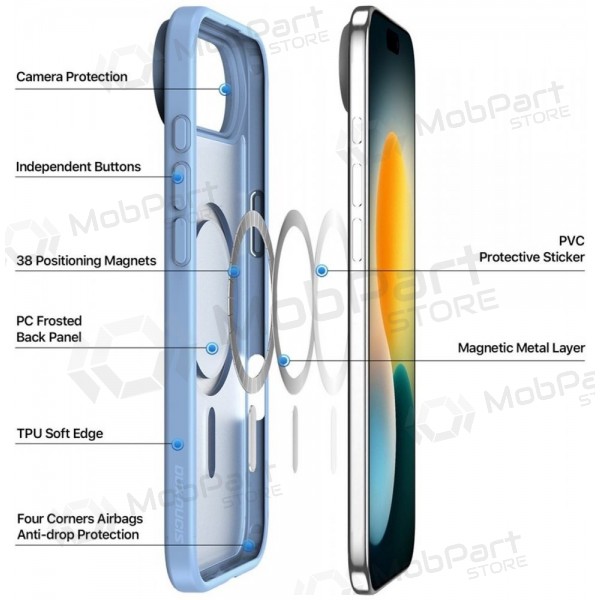 Θήκη Apple iPhone Air - Dux Ducis Yind (μπλε)