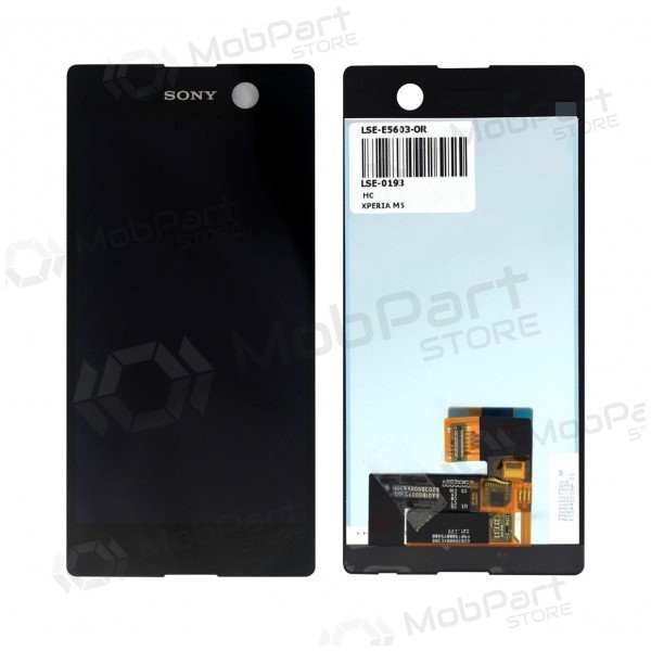 Sony E5603 Xperia M5 / E5606 / E5633 / E5653 / E5663 οθόνη (μαύρος) - Premium