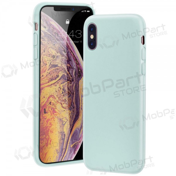 Θήκη Apple iPhone 12 - Liquid Silicone 1.5mm (mint)