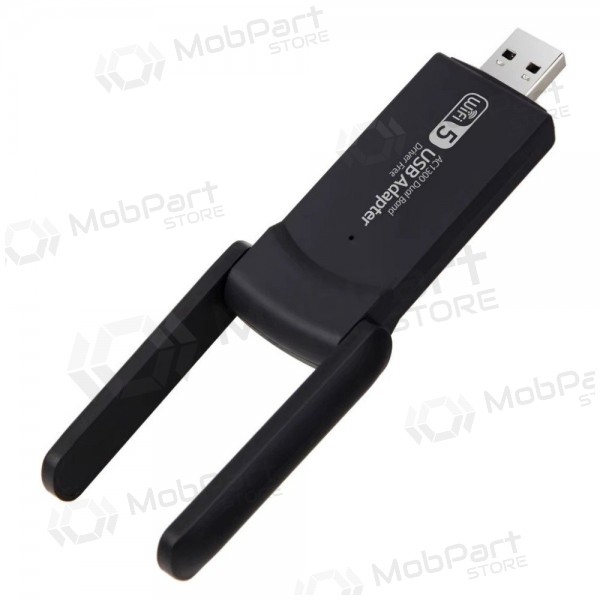 USB Προσαρμογέας Wi-Fi - Reach UWA-1 1300Mbps 802.11ac/a/b/g/n μαύρο