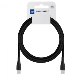 Καλώδιο USB-C Blue Star PJ73-13-3 USB-C σε USB-C 1 m 60 W μαύρο