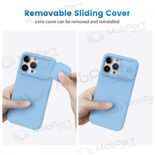 Θήκη Apple iPhone 14 - Nillkin Silicone (ανοιχτό μπλε)