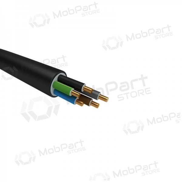 Καλώδιο ισχύος Elpar N2XH-J 5x1.5 mm² χάλκινο XLPE CPR B2ca 0.6/1 kV μονόκλωνο