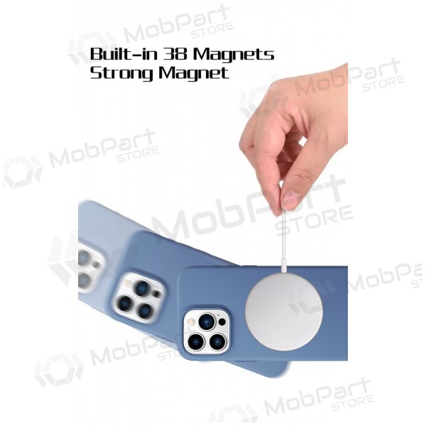 Θήκη HDD Silicone MagSafe Case Apple iPhone 12/12 Pro σκούρο μπλε