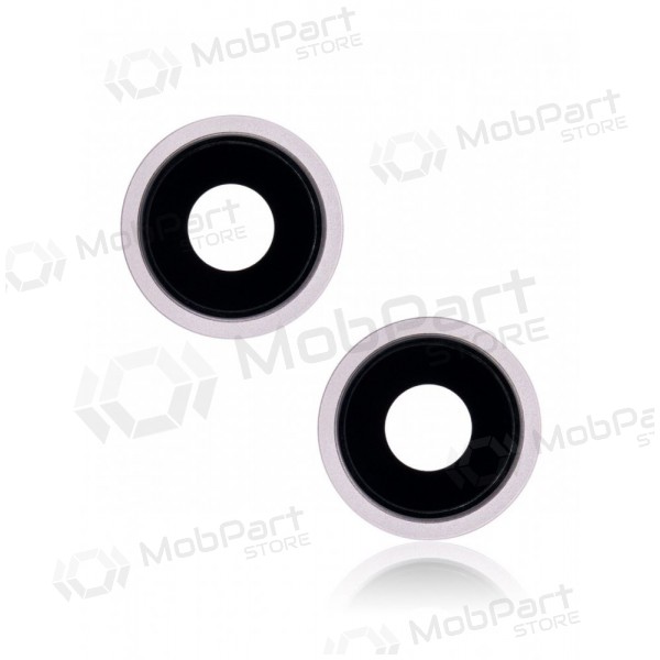 Apple iPhone 13 mini τζαμάκι κάμερας (2τεμ) (ροζ) (με πλαίσιο)