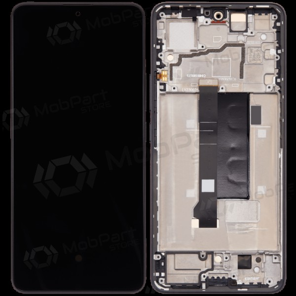 Xiaomi Poco X6 5G (compatible with Redmi Note 13 Pro 5G) οθόνη (μαύρος) (με πλαίσιο) (γνησια)