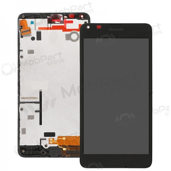 Microsoft (Nokia) Lumia 640 οθόνη (με πλαίσιο) (μαύρος) (μεταχειρισμένος grade A, γνησια)