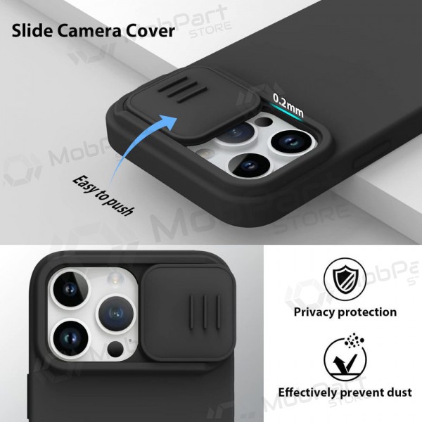 Apple iPhone 14 Pro θήκη „Nillkin Silicone“ (μαύρος)