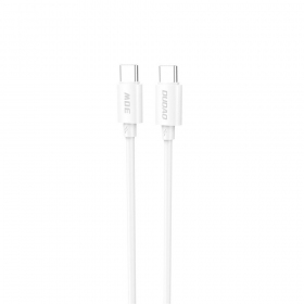 Καλώδιο USB-C Dudao L4C USB-C σε USB-C 2 m 30 W λευκό