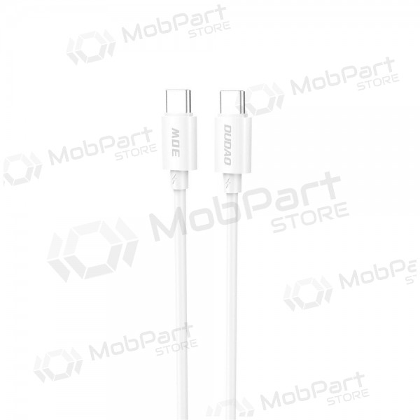 Καλώδιο USB-C Dudao L4C USB-C σε USB-C 2 m 30 W λευκό