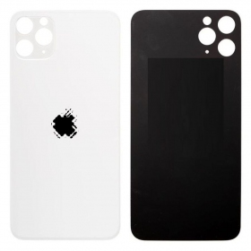 Apple iPhone 11 Pro Max πίσω κάλυμμα μπαταρίας (ασήμι) (bigger hole for camera)