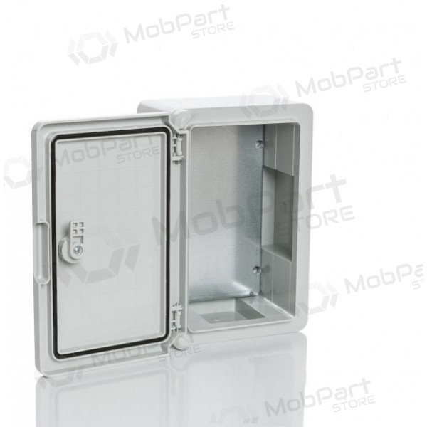 Plastikinė dėžė Plastim PP3021 (800x600x260, γκρί, IP65, IK08)