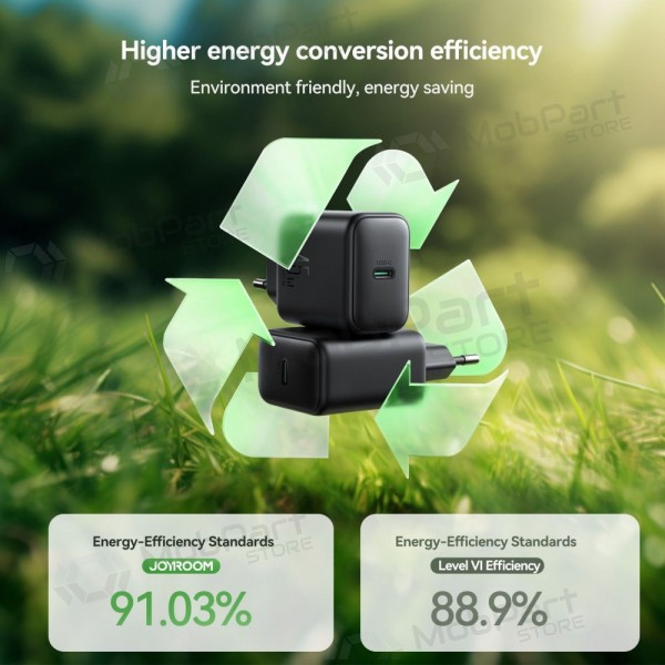 Φορτιστής Joyroom JR-TCG13 45W GaN USB-C μαύρος