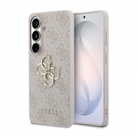 Θήκη Samsung Galaxy S26 - Guess PU 4G Metal Logo (γκρι)