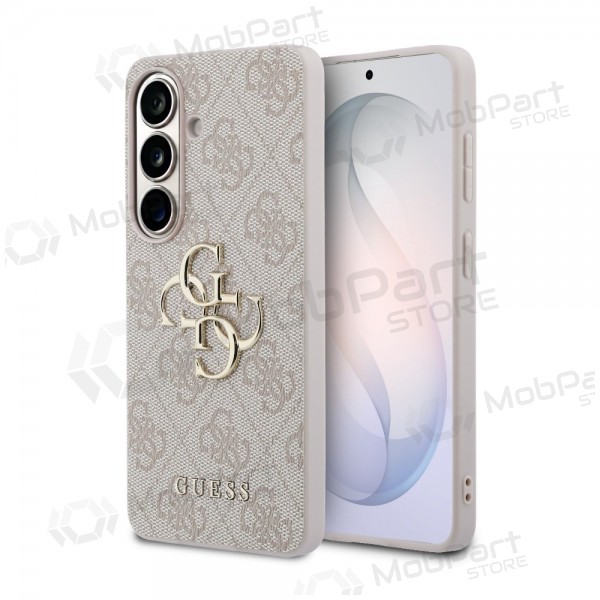 Θήκη Samsung Galaxy S26 - Guess PU 4G Metal Logo (ροζ)
