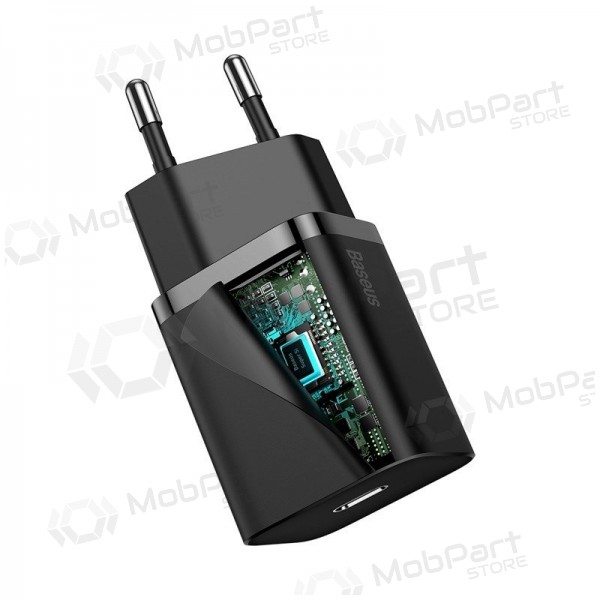 Φορτιστής buitinis Baseus Super Si 20W μαύρος CCSUP-B01