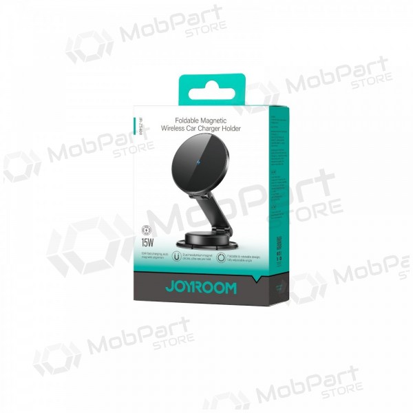 Automobilinis laikiklis-φορτιστής Joyroom JR-ZS408 (dashboard) 15W μαύρος