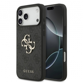 Θήκη Apple iPhone 17 Pro Max - Guess PU 4G Metal Logo