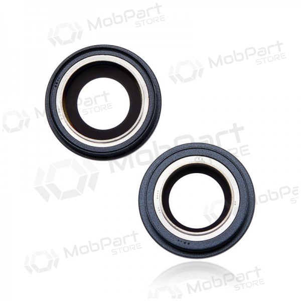 iPhone 14 / 14 Plus τζαμάκι κάμερας (2τεμ) (μαύρος) (με πλαίσιο)