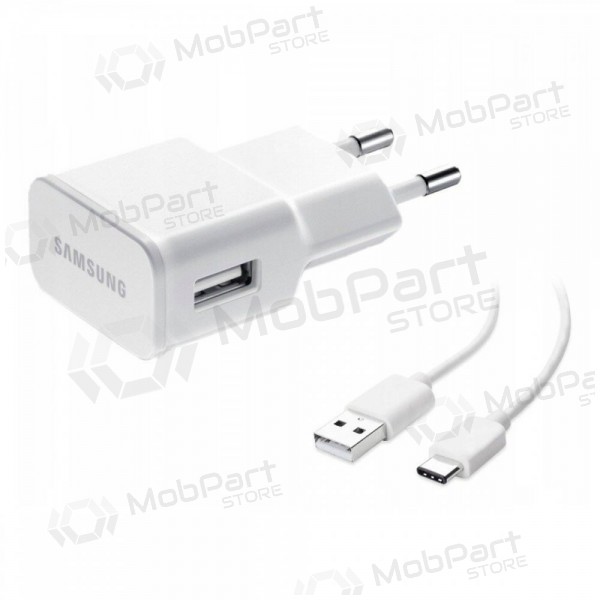 Φορτιστής γνησια Samsung EP-TA200NWE 15W + Type-C καλώδιο άσπρο