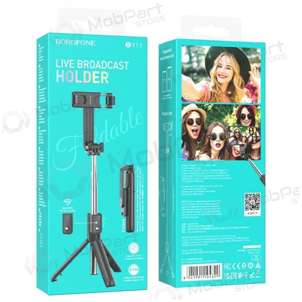Selfie stick Borofone BY11 μαύρος
