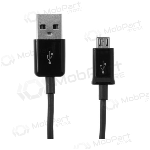 Samsung i9300 Galaxy S3 / i9300 Galaxy S3 Neo / N7000 Galaxy Note / i9100 Note microUSB καλώδιο (1,5m) (μαύρος)