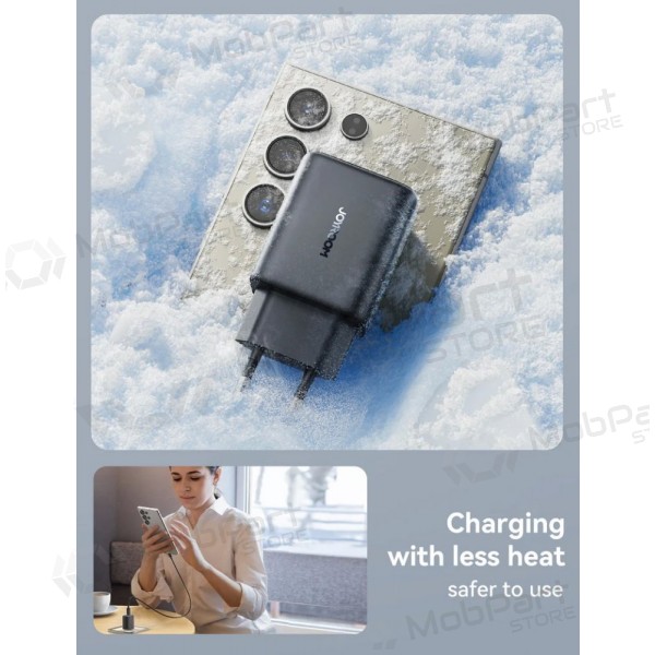 Φορτιστής Joyroom JR-TCF23 USB-C 25W + USB-C to USB-C cable 1.0m μαύρος