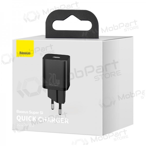 Φορτιστής buitinis Baseus Super Si 20W μαύρος CCSUP-B01